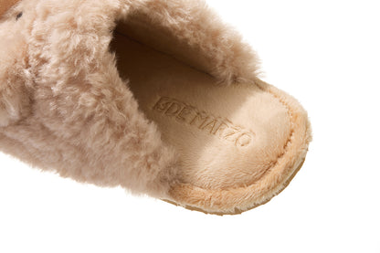 13DE MARZO Indoor Plush Slippers Khaki