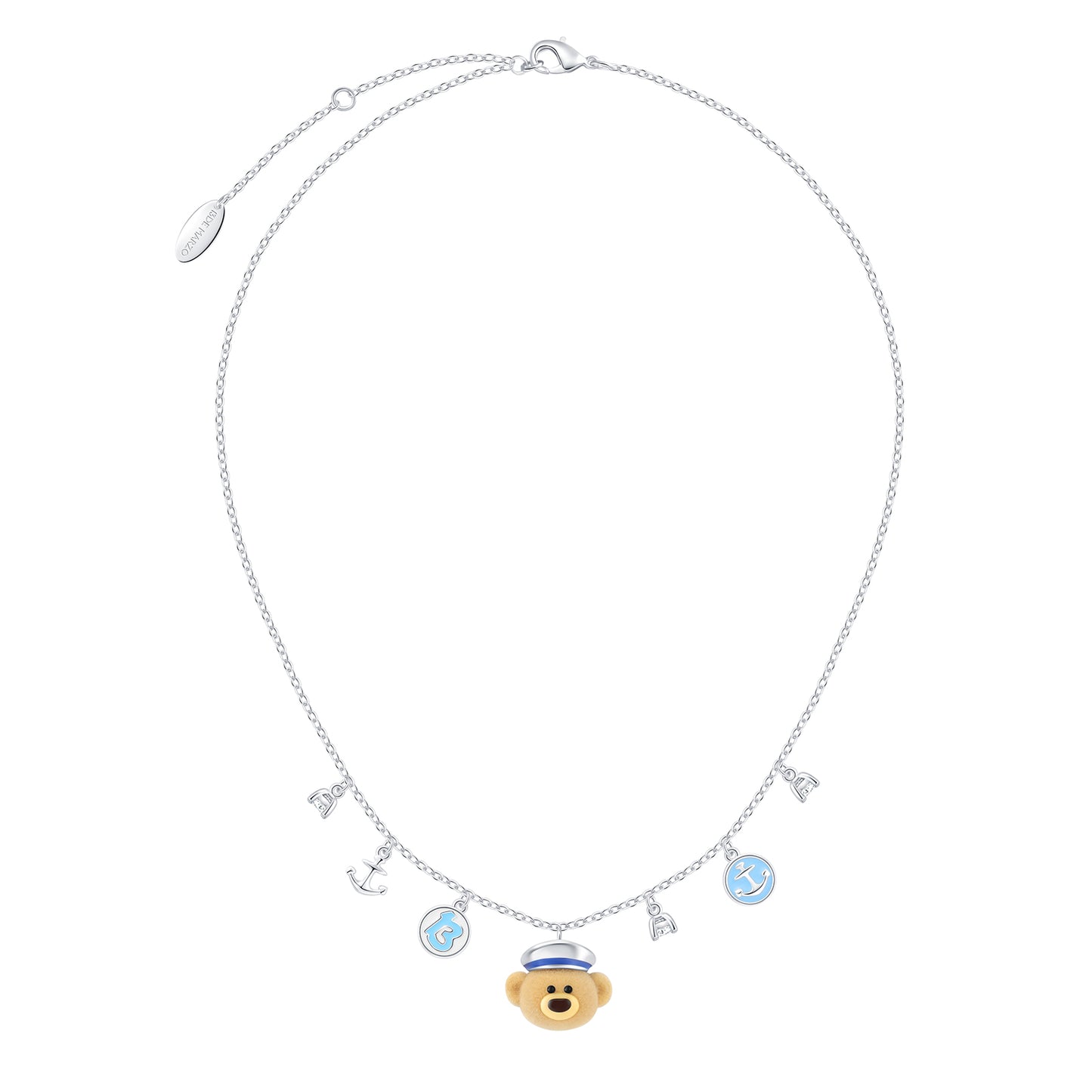 13DE MARZO Little Bear Captain Anchor Necklace - 13DE MARZO