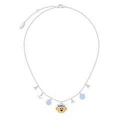 13DE MARZO Little Bear Captain Anchor Necklace