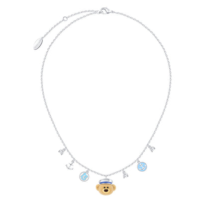 13DE MARZO Little Bear Captain Anchor Necklace - 13DE MARZO