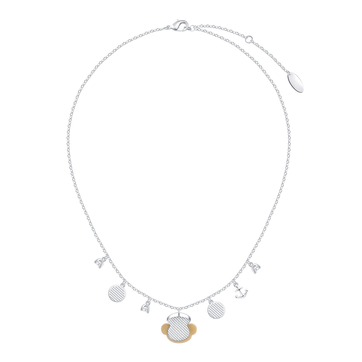 13DE MARZO Little Bear Captain Anchor Necklace - 13DE MARZO