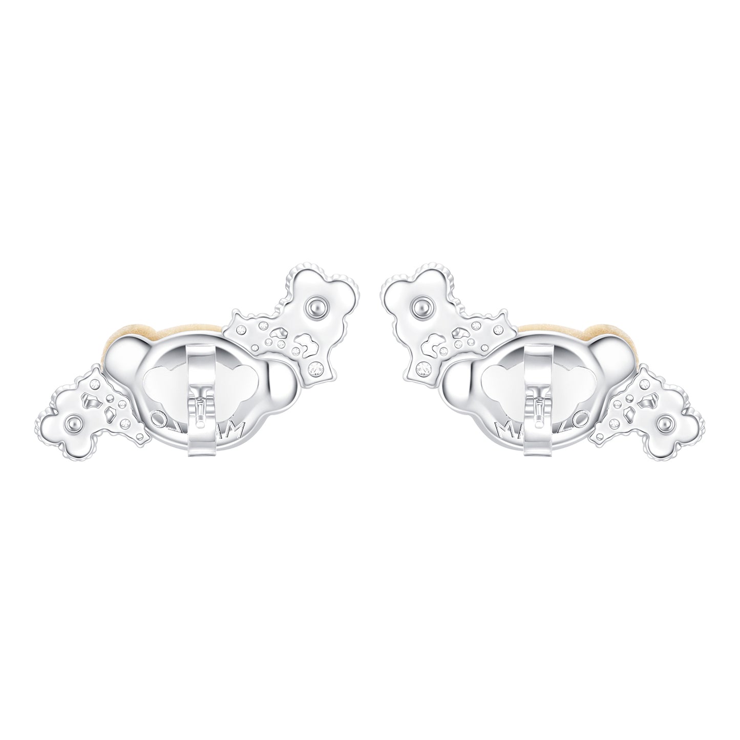 13DE MARZO Monet's Garden Crystal Rhinestone Earrings - 13DE MARZO