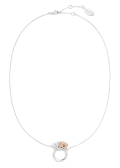 13DE MARZO Bear Star Sparkle Necklace