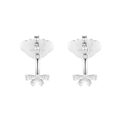 13DE MARZO Mini Bear Bow Tie Studs