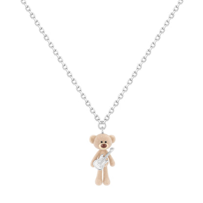 13DE MARZO Rolling Stones Bear Set Necklace