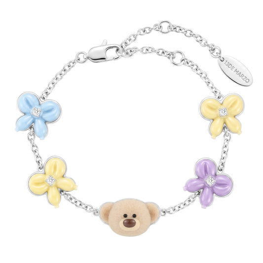13DE MARZO Balloon Bow Bear Bracelet