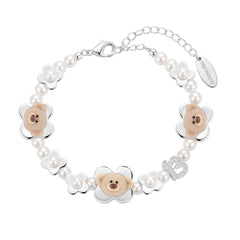 13DE MARZO Floral Bear Bracelet