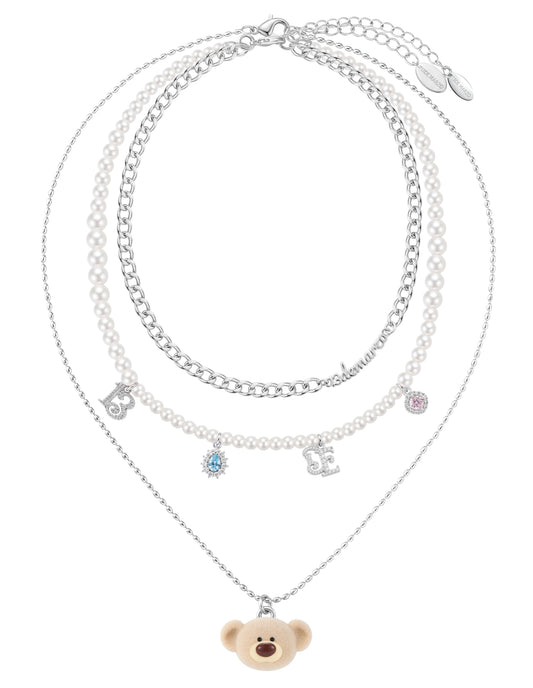 13DE MARZO Bear Layered Necklace - 13DE MARZO