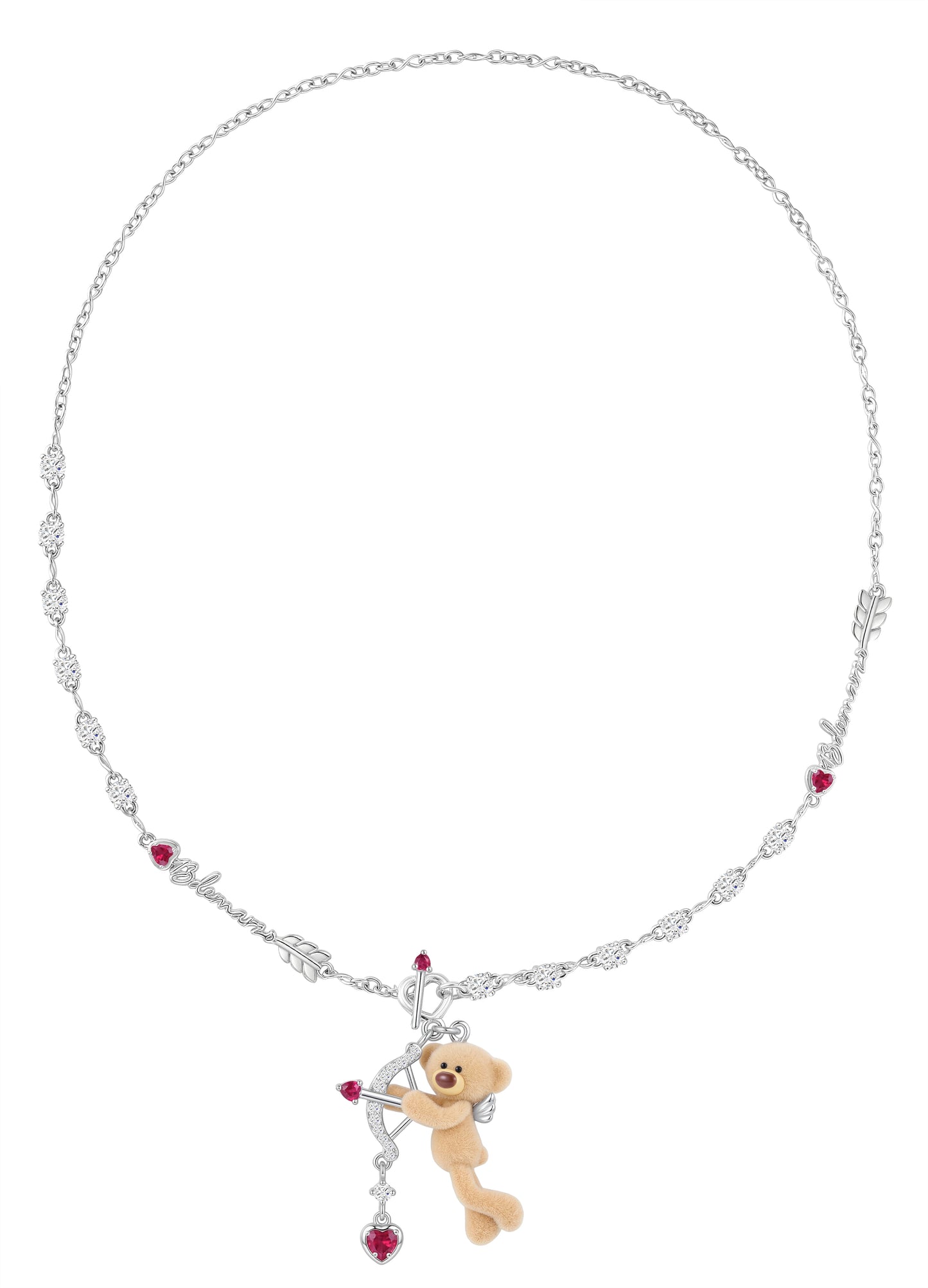 13DE MARZO Cupid  Bear Necklace - 13DE MARZO