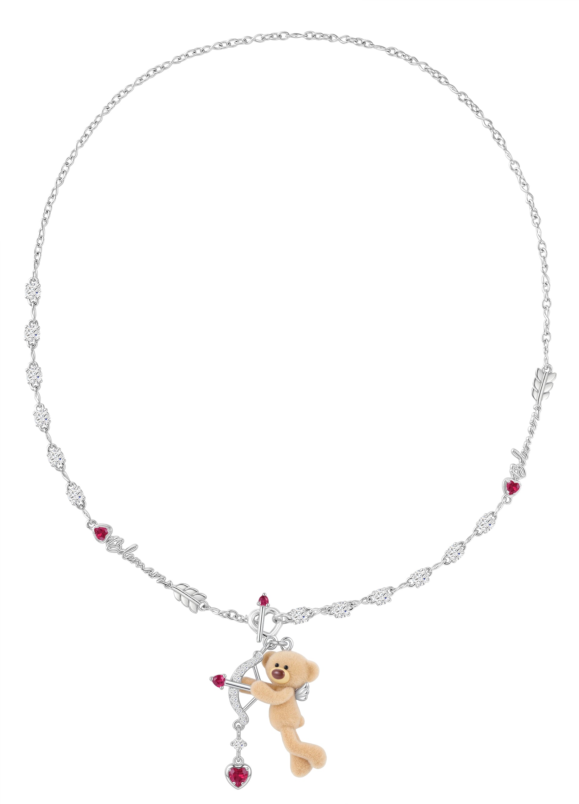 13DE MARZO Cupid  Bear Necklace - 13DE MARZO