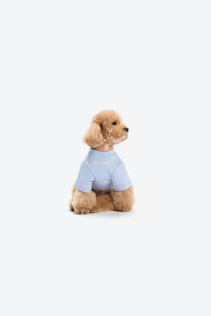 13DE MARZO Allover Bear Pet Tee Blue