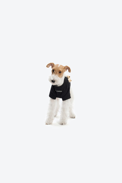 13DE MARZO Allover Bear Pet Tee Black