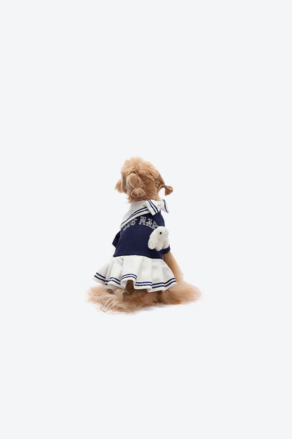 13DE MARZO Sailor Bear Pet Dress