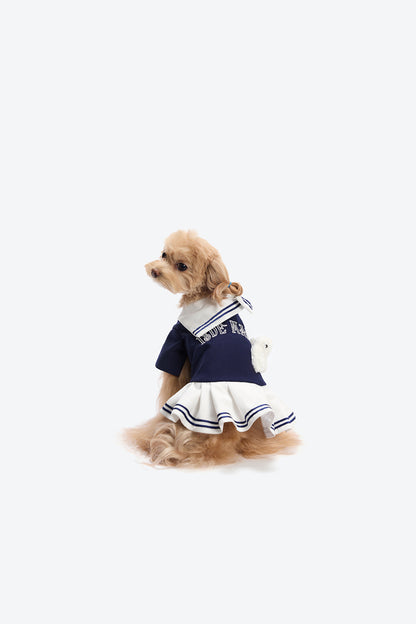 13DE MARZO Sailor Bear Pet Dress