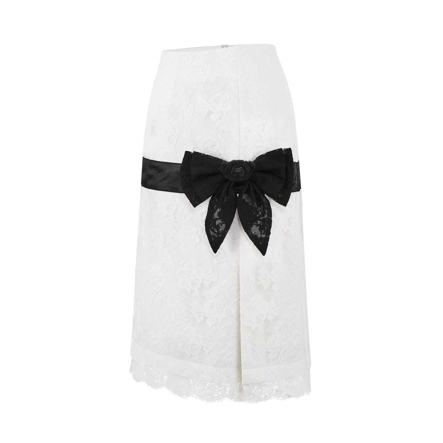 13DE MARZO Bow Lace Long Dress