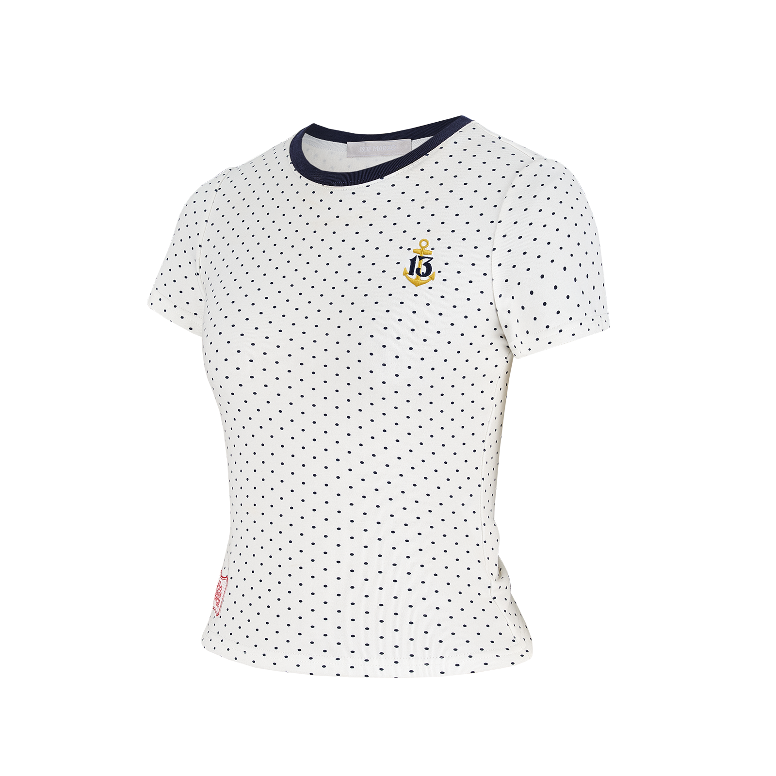 13DE MARZO Sailor Bear Polka Dot  T-Shirt - 13DE MARZO