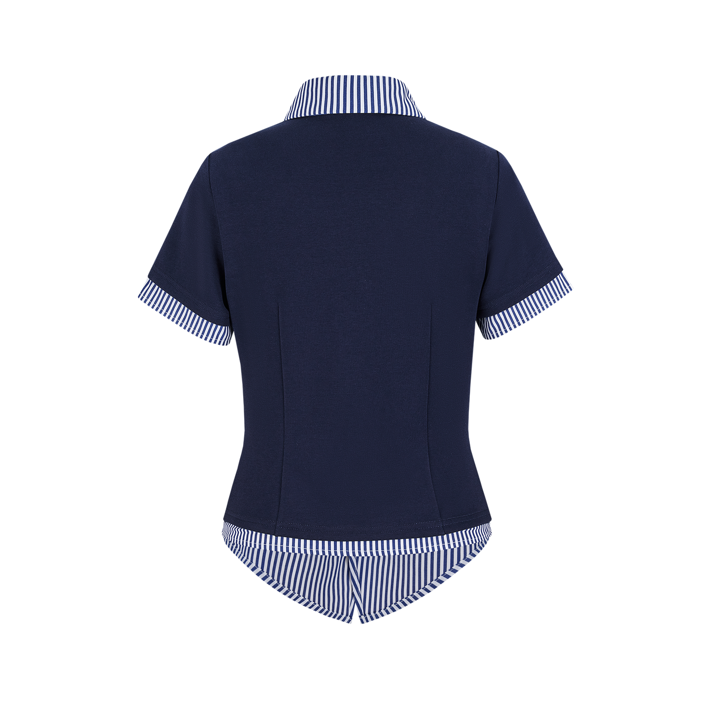 13DE MARZO Lines Bear Tight Shirt Nazy Blue