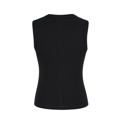 13DE MARZO Bear Base Vest Black