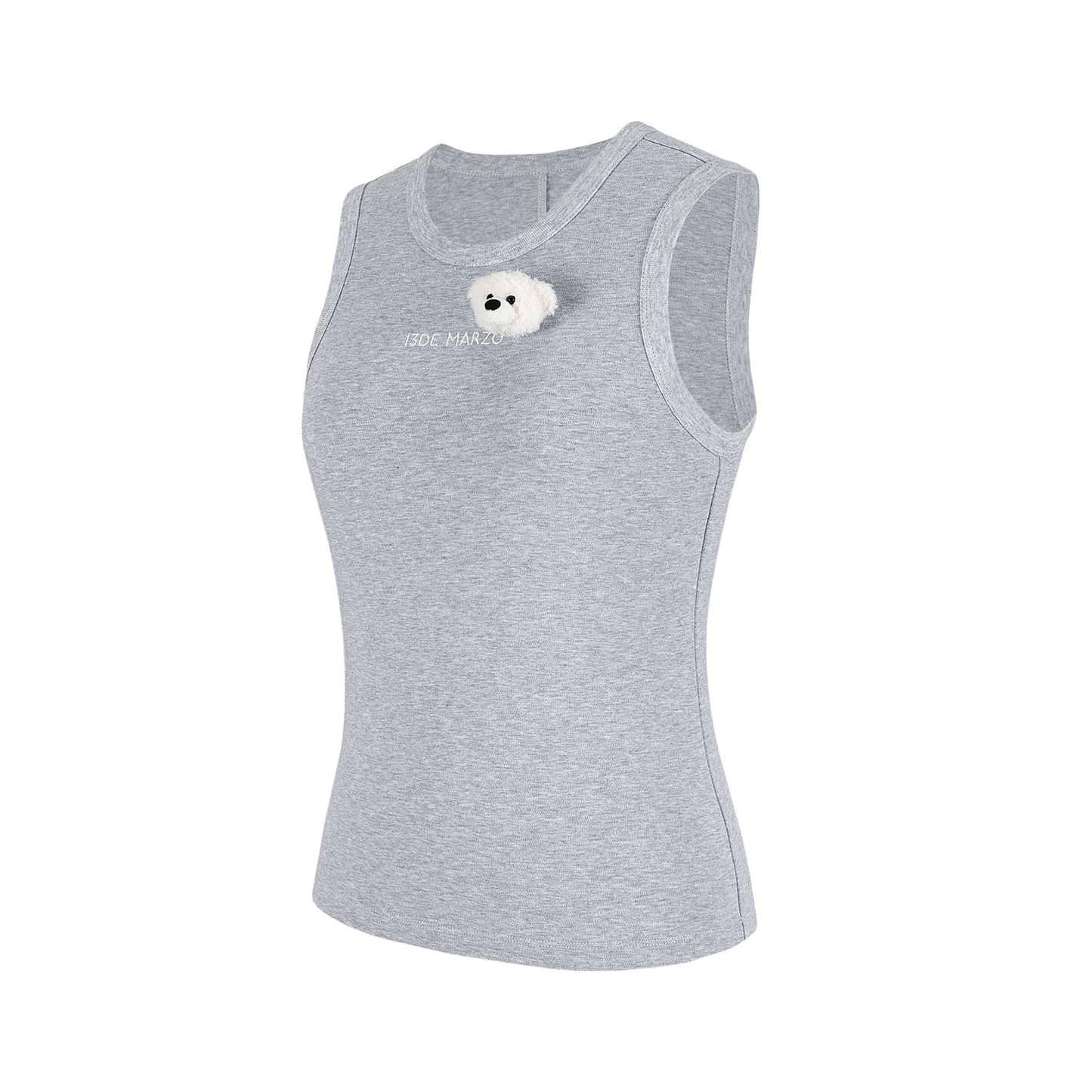 13DE MARZO Bear Base Vest Grey
