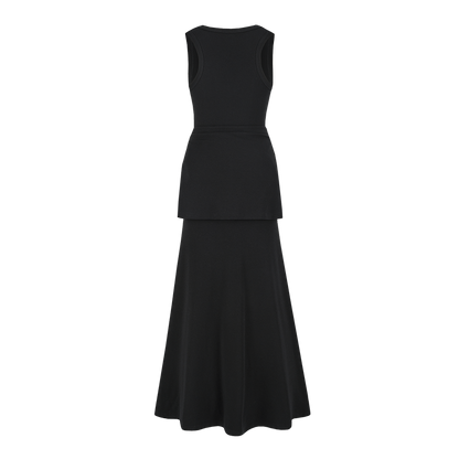 13DE MARZO Bear Top With Bodycon Dress Black