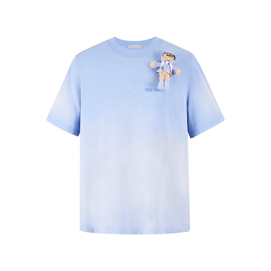 13DE MARZO Rainy Day T-shirt Blue