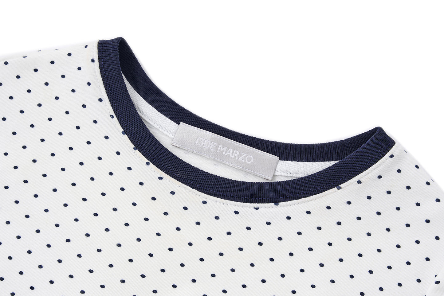 13DE MARZO Sailor Bear Polka Dot  T-Shirt - 13DE MARZO