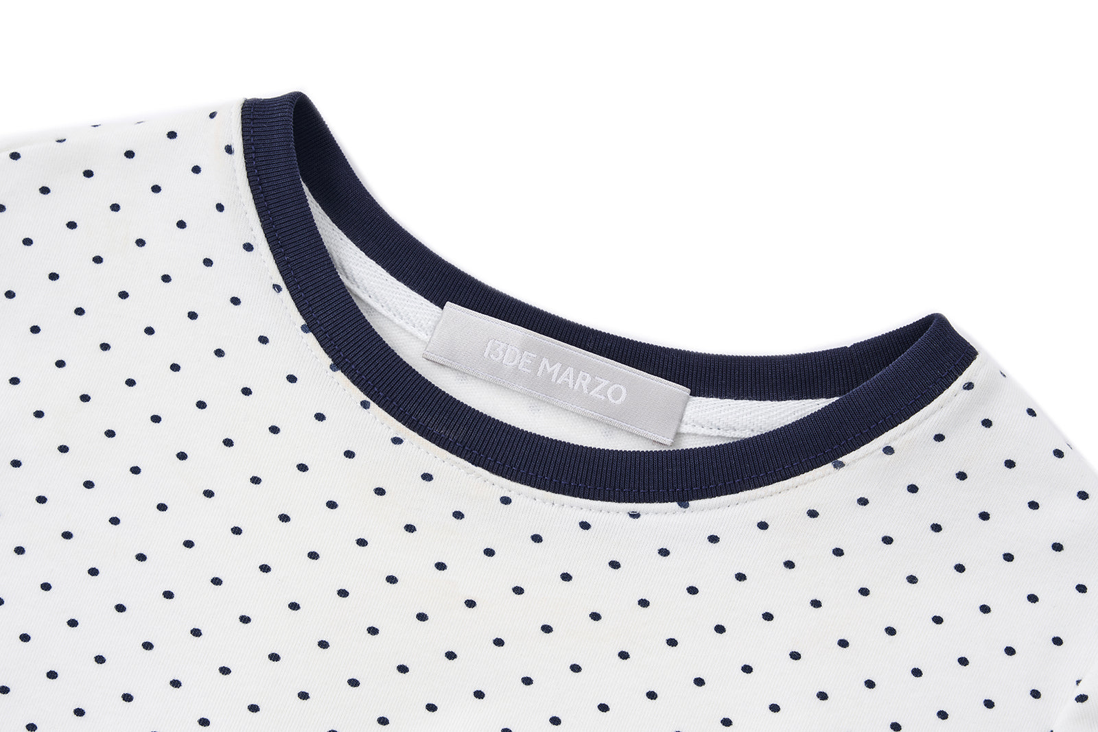13DE MARZO Sailor Bear Polka Dot  T-Shirt - 13DE MARZO