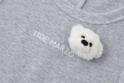 13DE MARZO Bear Base Vest Grey