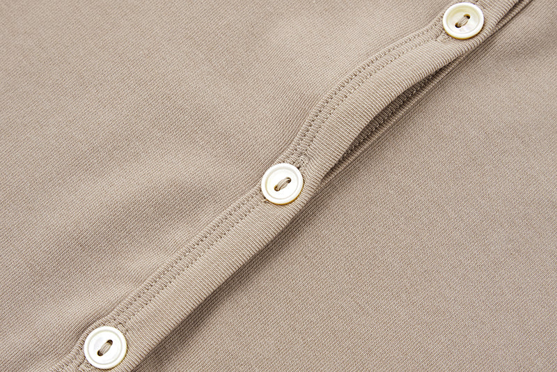 13DE MARZO Bear Top With Bodycon Dress Khaki