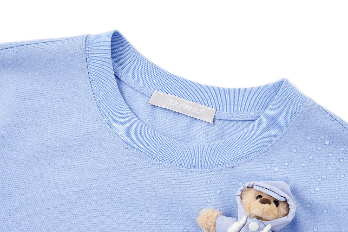 13DE MARZO Rainy Day T-shirt Blue