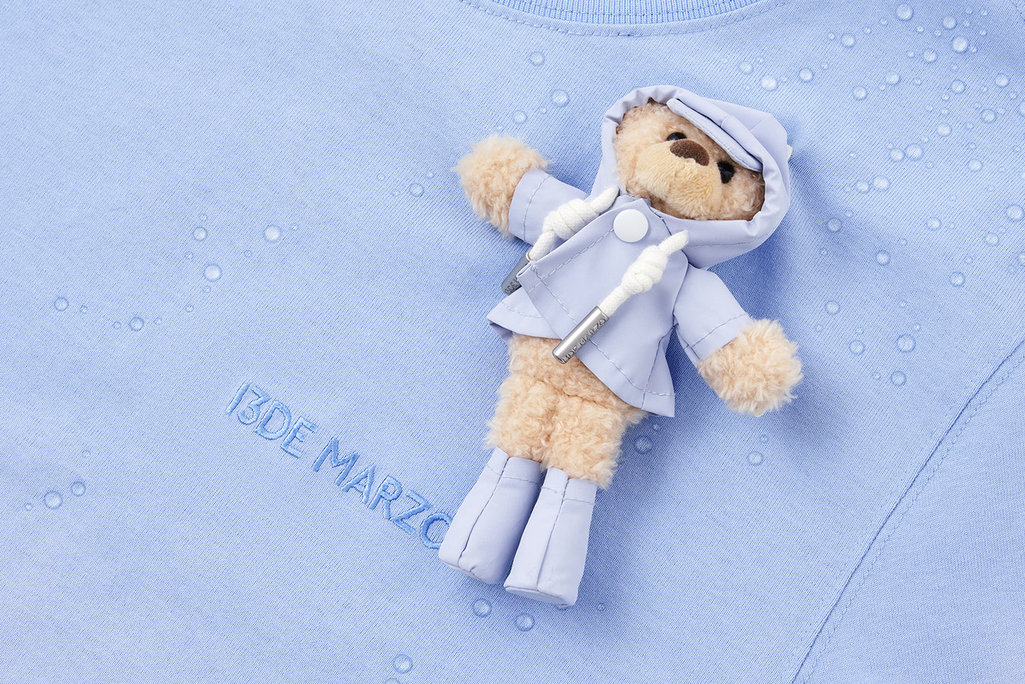 13DE MARZO Rainy Day T-shirt Blue