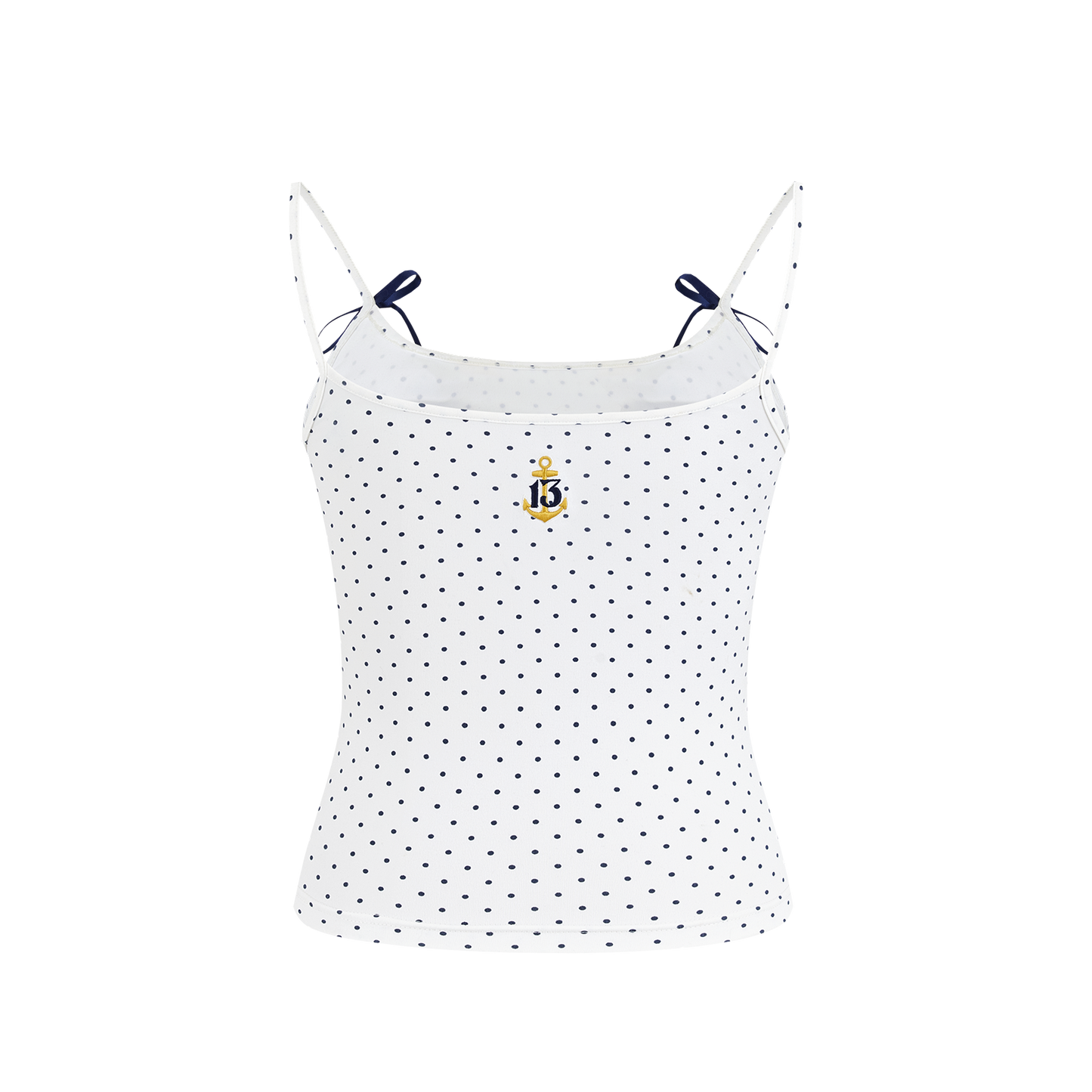 13DE MARZO Sailor Bear Polka Dot Camisole - 13DE MARZO
