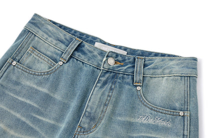 13DE MARZO Luminous Bear Star Jeans Blue