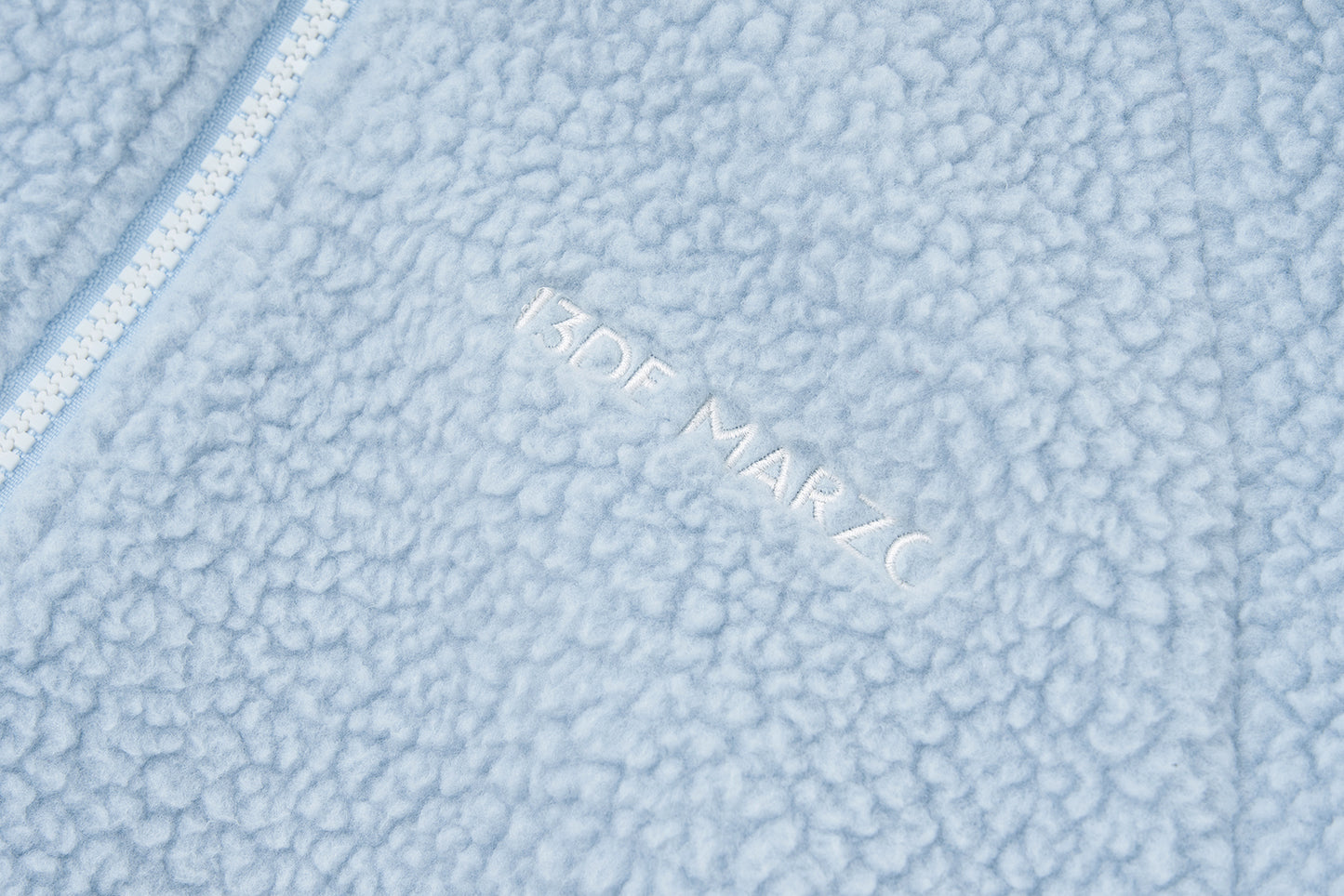 13DE MARZO Marzo Valley Fleece Print Jacket Blue