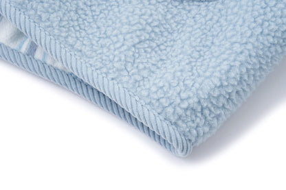 13DE MARZO Marzo Valley Fleece Print Jacket Blue
