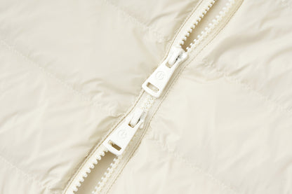 13DE MARZO Doozoo Quilted Down Jacket Beige