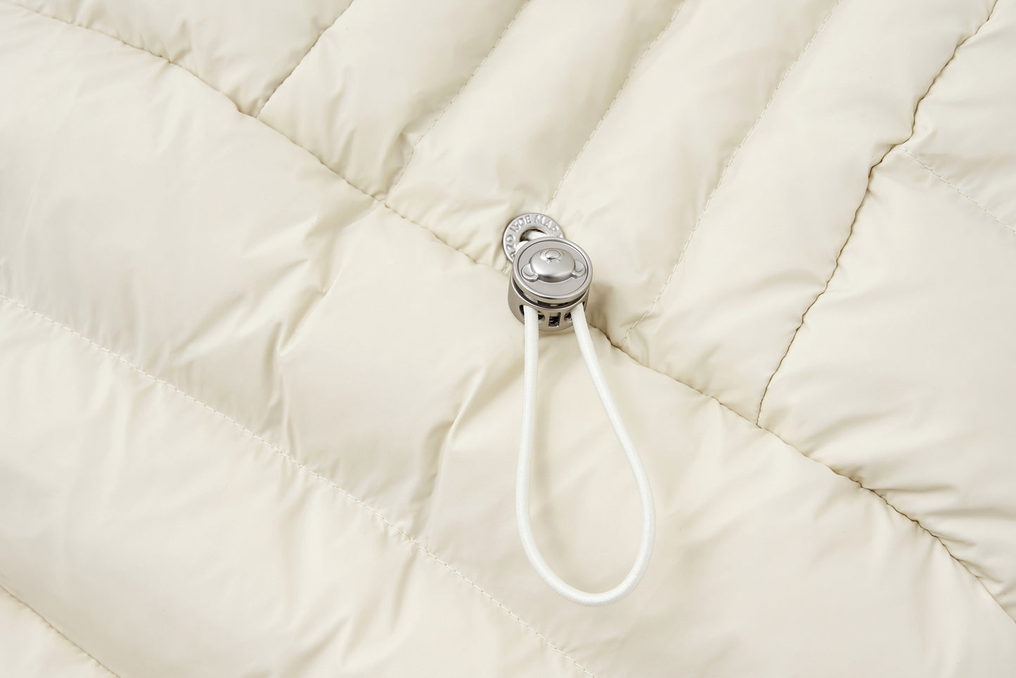 13DE MARZO Doozoo Quilted Down Jacket Beige