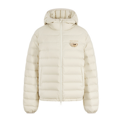 13DE MARZO Doozoo Quilted Down Jacket Beige