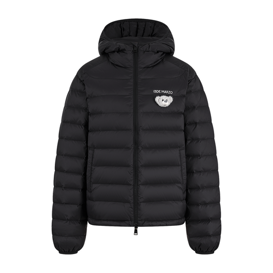 13DE MARZO Doozoo Quilted Down Jacket Black