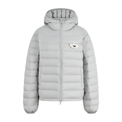 13DE MARZO Doozoo Quilted Down Jacket Grey
