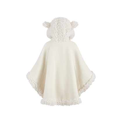 13DE MARZO Marzo Valley Cape Wool Coat
