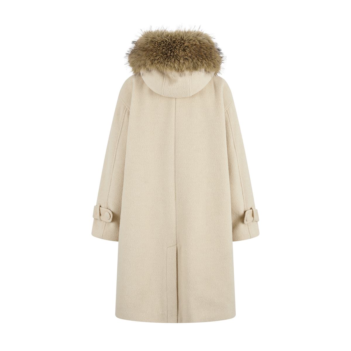 13DE MARZO Star Button Collar Coat Beige - 13DE MARZO