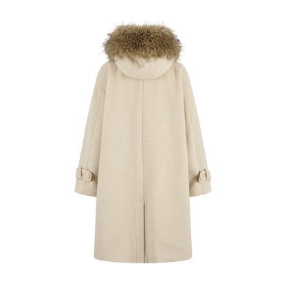 13DE MARZO Star Button Collar Coat Beige - 13DE MARZO