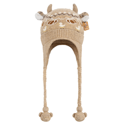 13DE MARZO Marzo Valley Horn Knit Beanie
