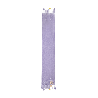 13DE MARZO Marzo Valley Pumpkin Scarf Purple