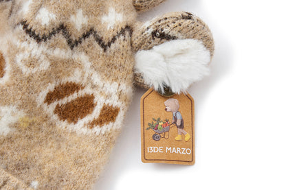 13DE MARZO Marzo Valley Horn Knit Beanie