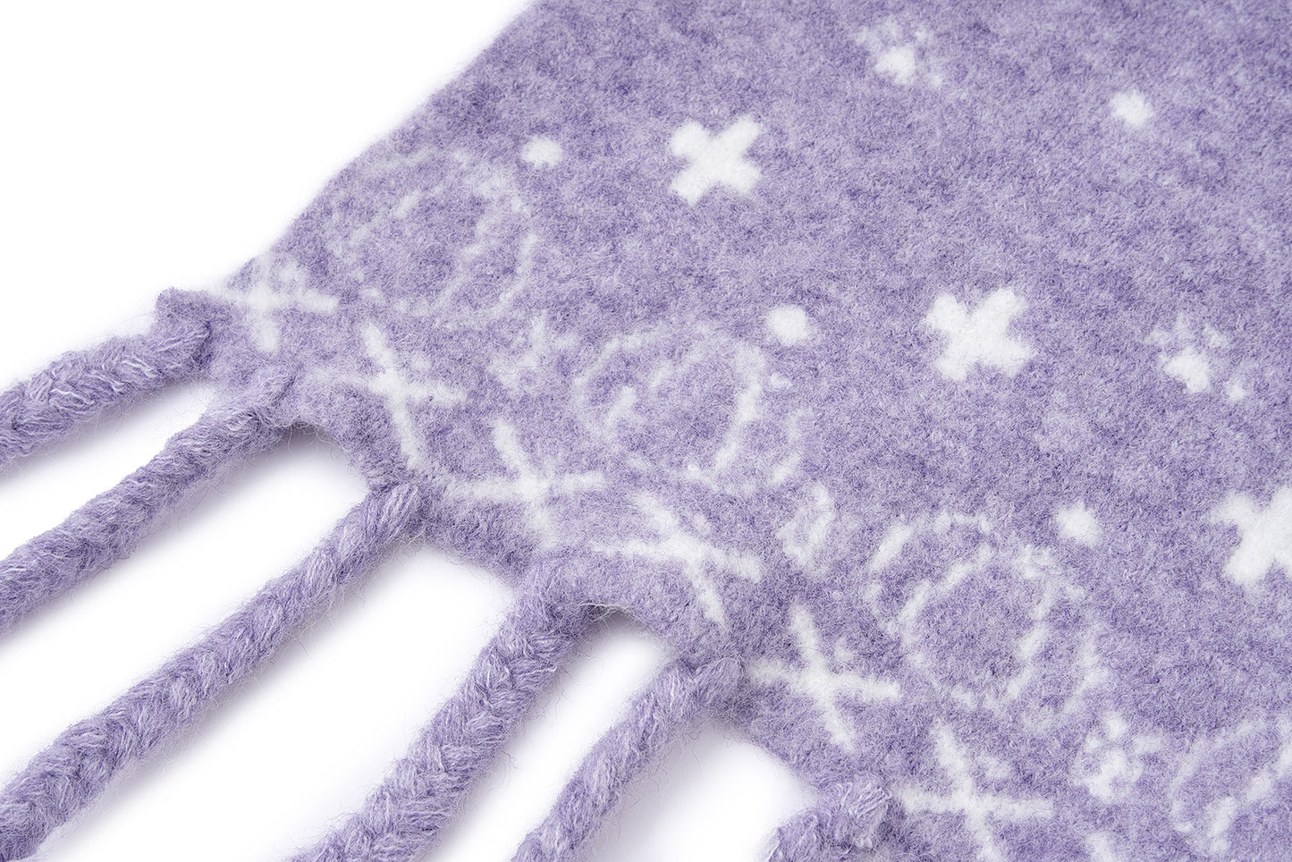 13DE MARZO Marzo Valley Pumpkin Scarf Purple
