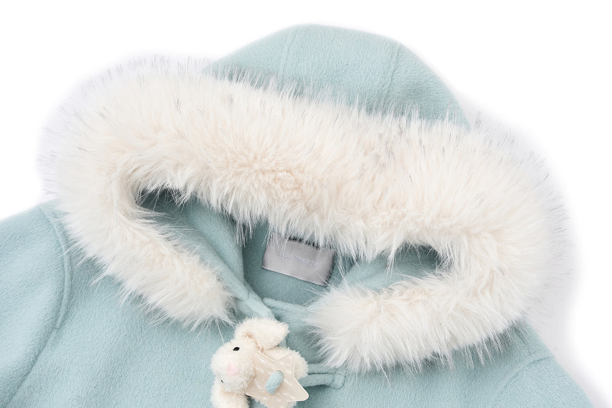 13DE MARZO Star Button Collar Coat Blue - 13DE MARZO