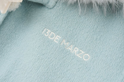 13DE MARZO Star Button Collar Coat Blue - 13DE MARZO