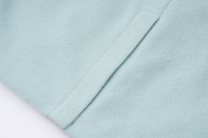 13DE MARZO Star Button Collar Coat Blue - 13DE MARZO